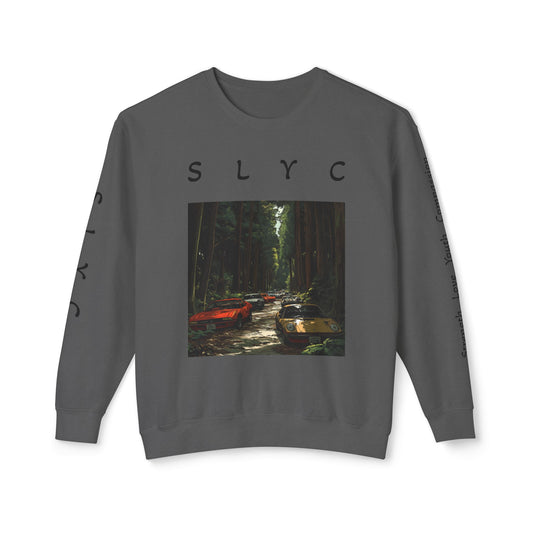 Nature-Inspired Unisex Crewneck Sweatshirt, Cozy Autumn Wear, Gift for Adventurers, Eco-Friendly Fashion, Hiking Clothes, Casual Sweatshirt