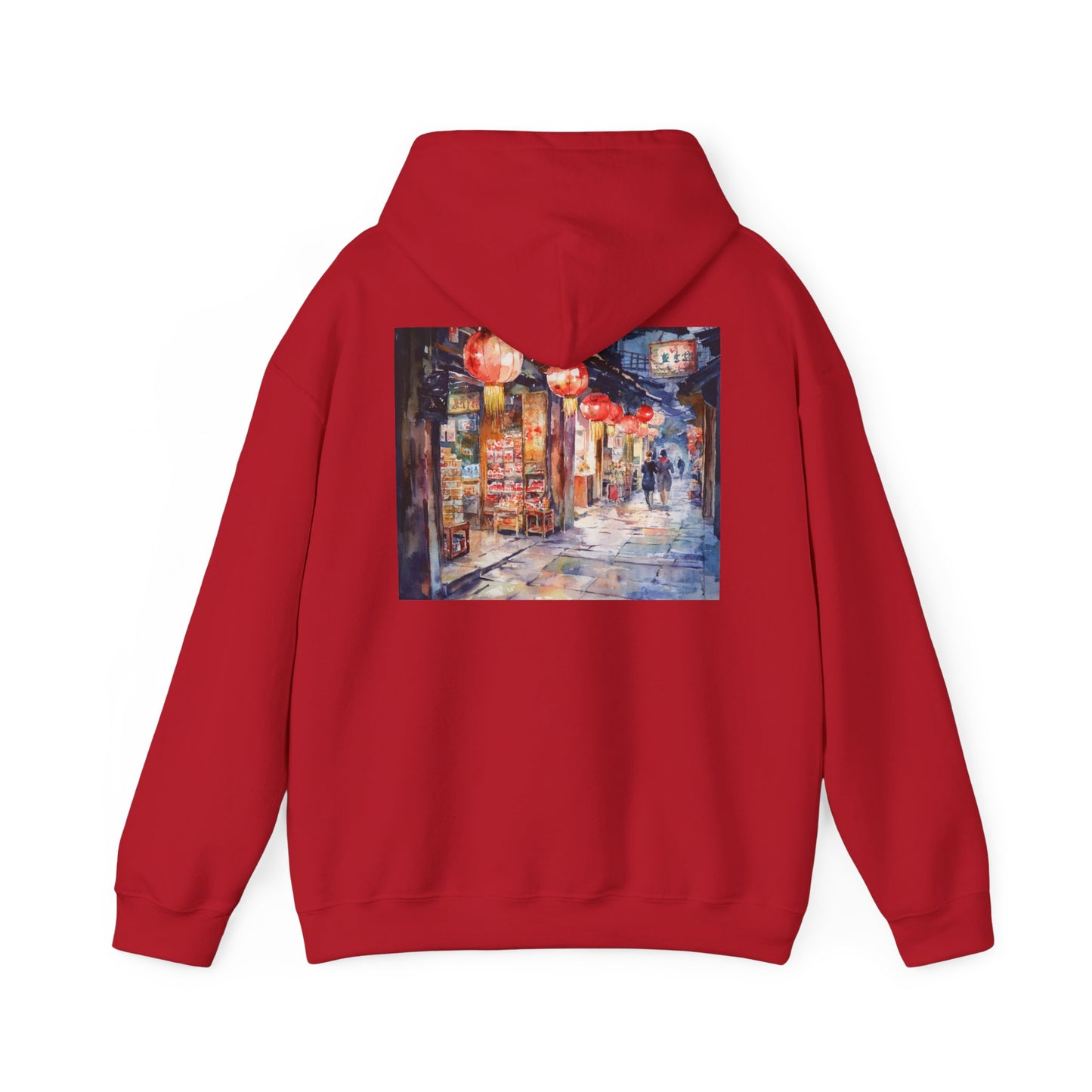Charming Lanterns Unisex Heavy Blend™ Hooded Sweatshirt - Cozy Street Vibe Wear
