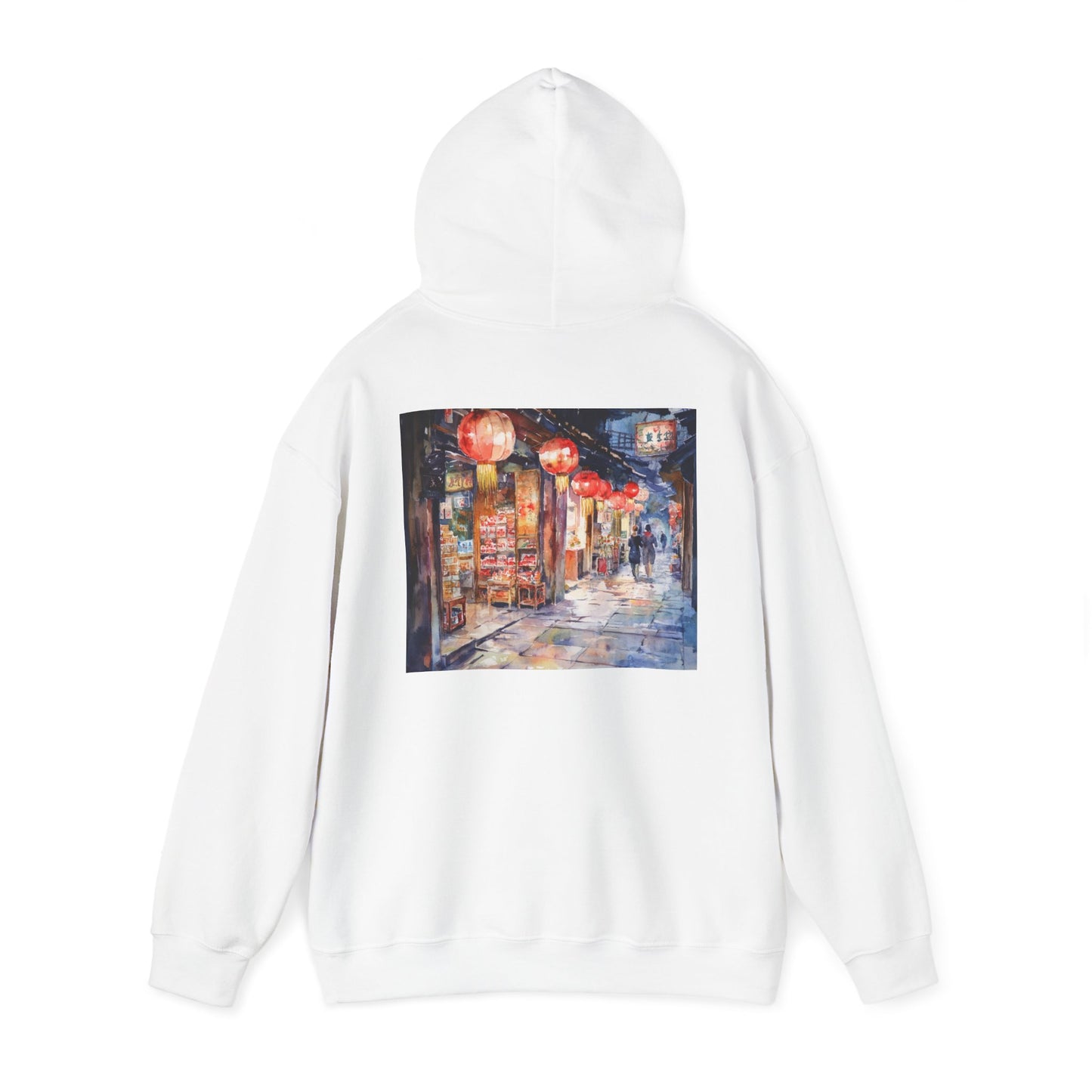 Charming Lanterns Unisex Heavy Blend™ Hooded Sweatshirt - Cozy Street Vibe Wear