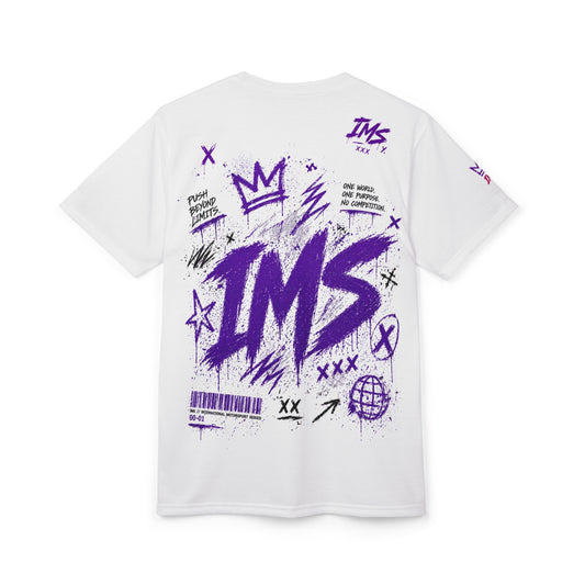 Graphic Graffiti Tee Purple