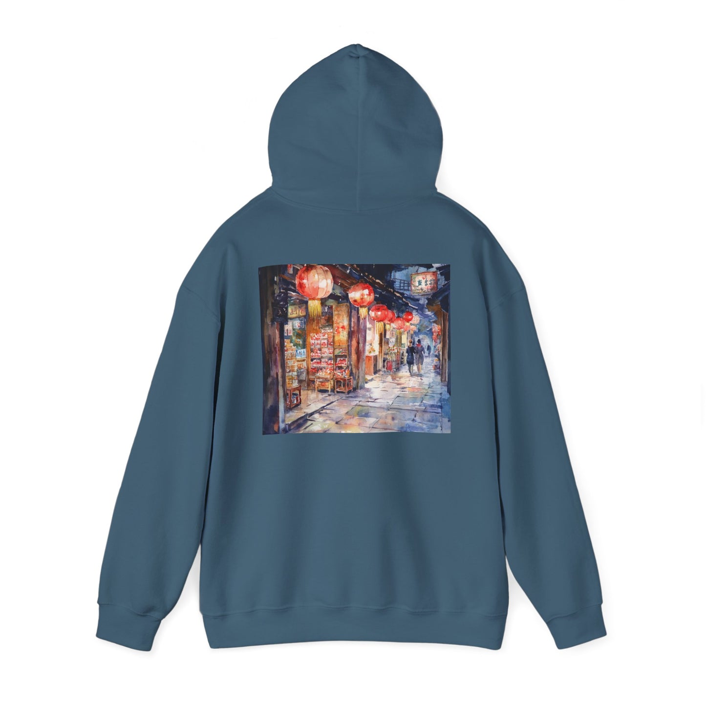 Charming Lanterns Unisex Heavy Blend™ Hooded Sweatshirt - Cozy Street Vibe Wear