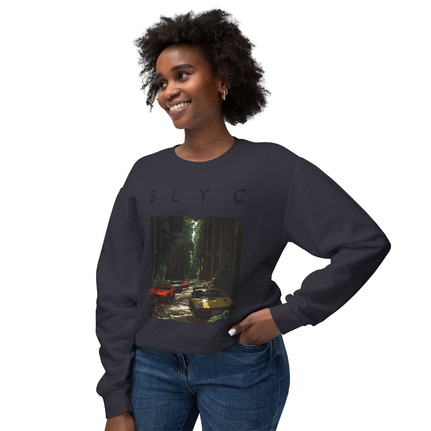 Nature-Inspired Unisex Crewneck Sweatshirt, Cozy Autumn Wear, Gift for Adventurers, Eco-Friendly Fashion, Hiking Clothes, Casual Sweatshirt