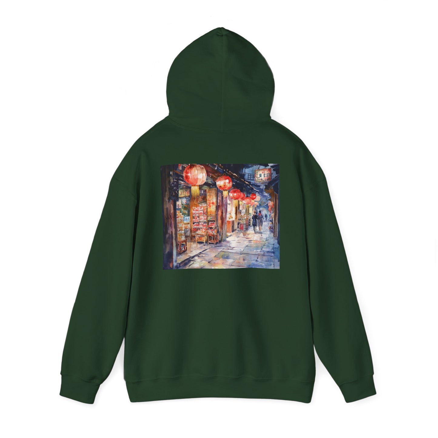 Charming Lanterns Unisex Heavy Blend™ Hooded Sweatshirt - Cozy Street Vibe Wear