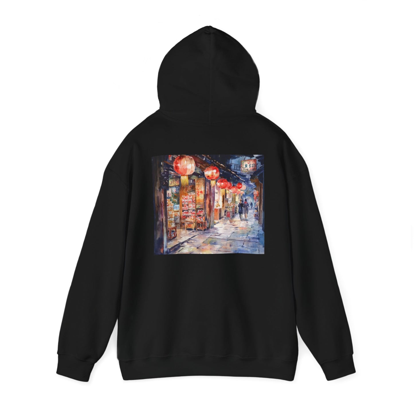 Charming Lanterns Unisex Heavy Blend™ Hooded Sweatshirt - Cozy Street Vibe Wear