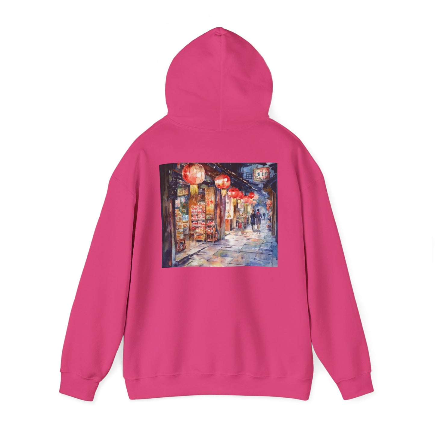 Charming Lanterns Unisex Heavy Blend™ Hooded Sweatshirt - Cozy Street Vibe Wear