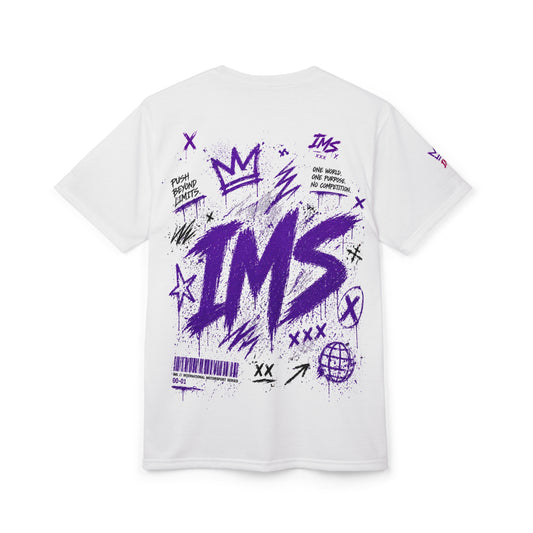 Graphic Graffiti Tee Purple