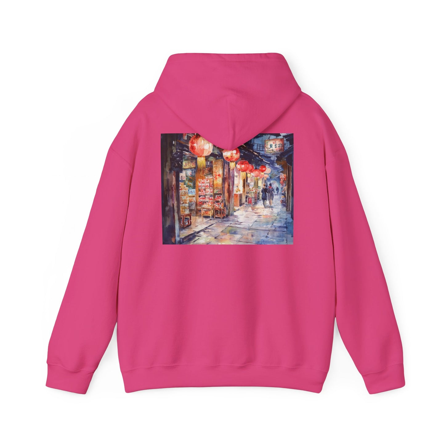 Charming Lanterns Unisex Heavy Blend™ Hooded Sweatshirt - Cozy Street Vibe Wear