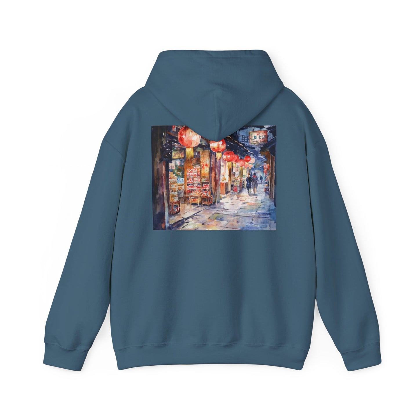 Charming Lanterns Unisex Heavy Blend™ Hooded Sweatshirt - Cozy Street Vibe Wear