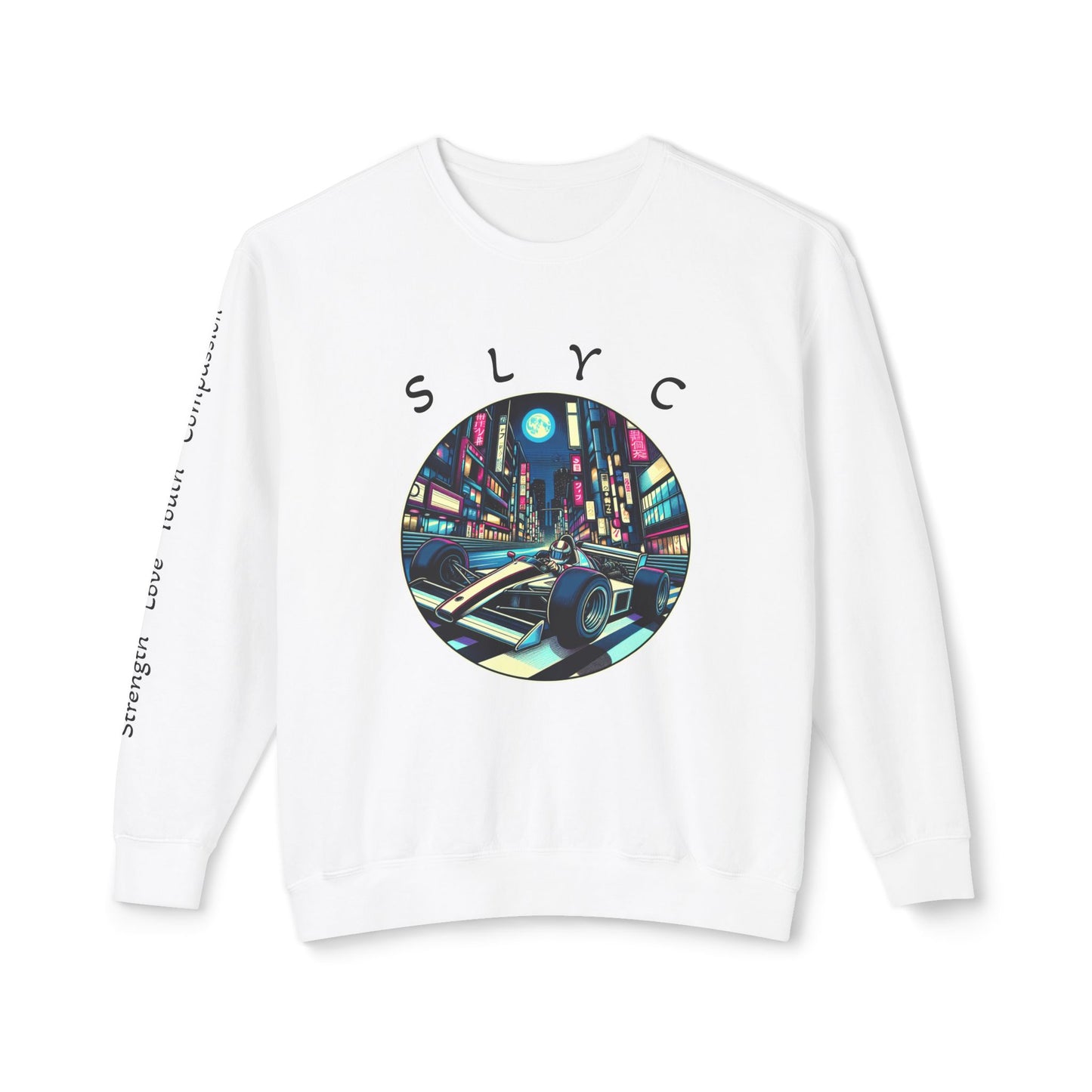 Urban Nightscape Sweatshirt | Perfect for Streetwear Lovers, Cozy Layer for Fall, Unique Gift for Music Festivals, Unisex Crewneck