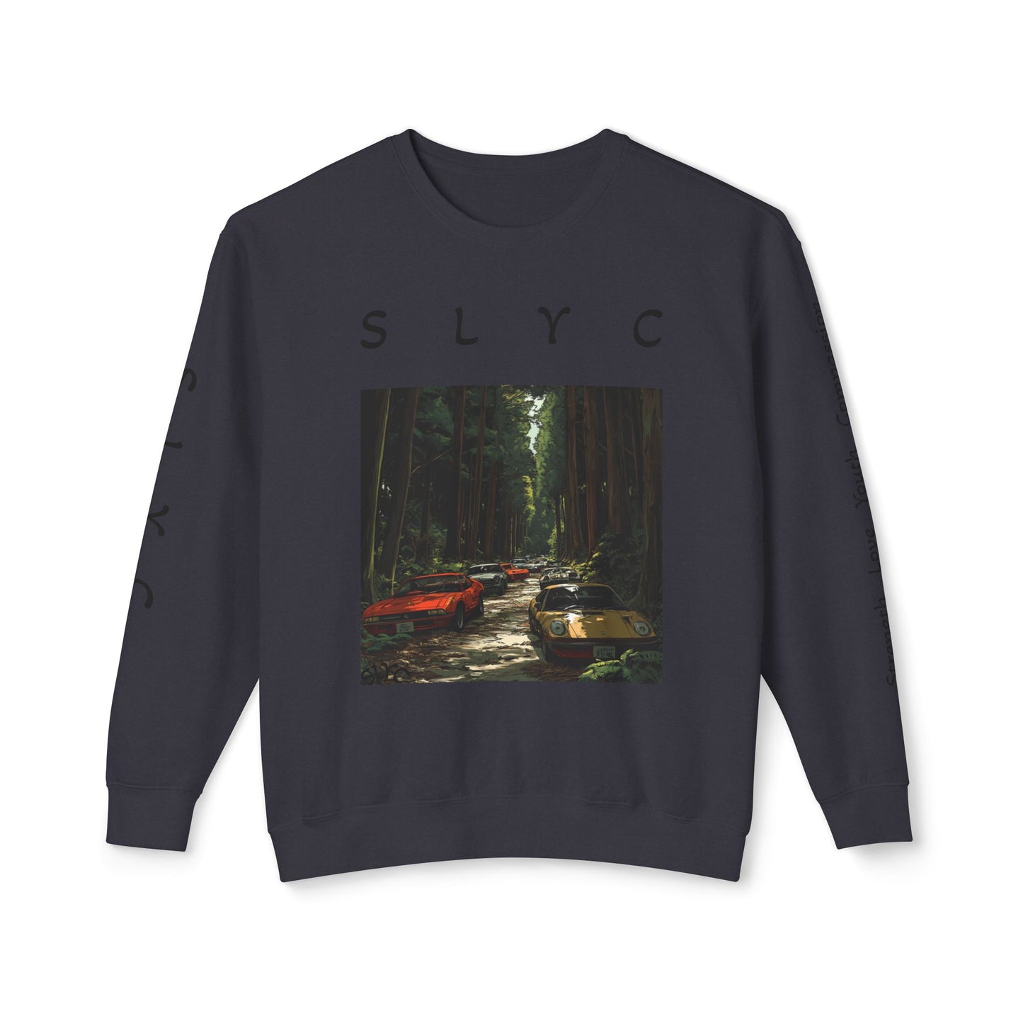 Nature-Inspired Unisex Crewneck Sweatshirt, Cozy Autumn Wear, Gift for Adventurers, Eco-Friendly Fashion, Hiking Clothes, Casual Sweatshirt