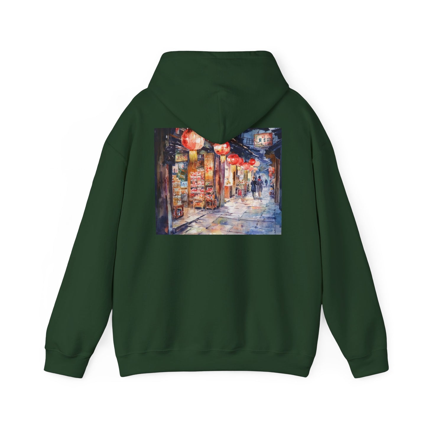 Charming Lanterns Unisex Heavy Blend™ Hooded Sweatshirt - Cozy Street Vibe Wear