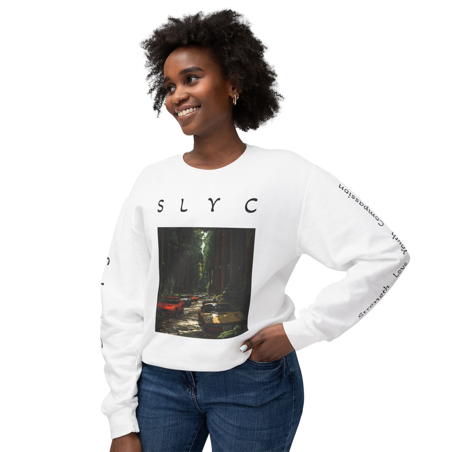 Nature-Inspired Unisex Crewneck Sweatshirt, Cozy Autumn Wear, Gift for Adventurers, Eco-Friendly Fashion, Hiking Clothes, Casual Sweatshirt