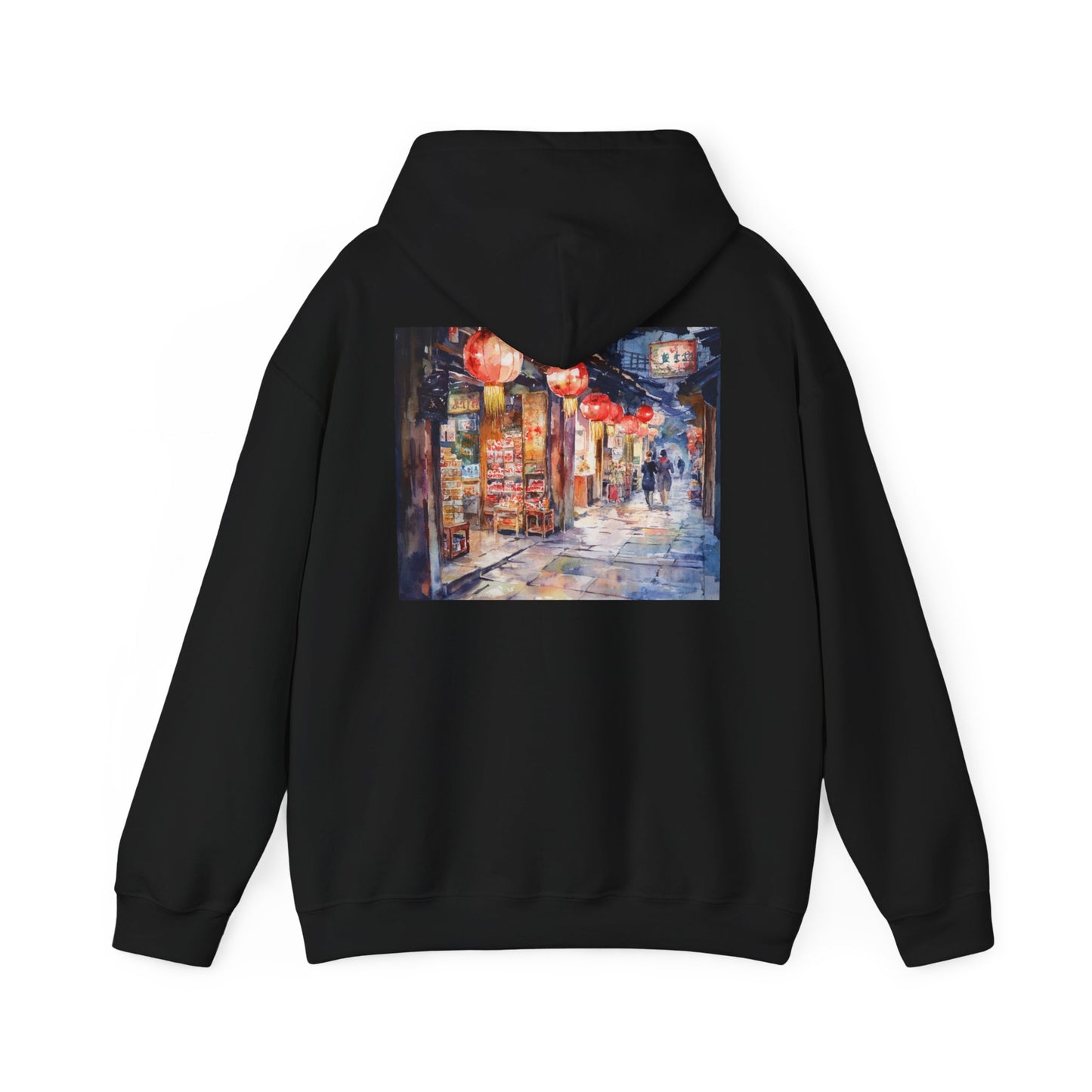 Charming Lanterns Unisex Heavy Blend™ Hooded Sweatshirt - Cozy Street Vibe Wear