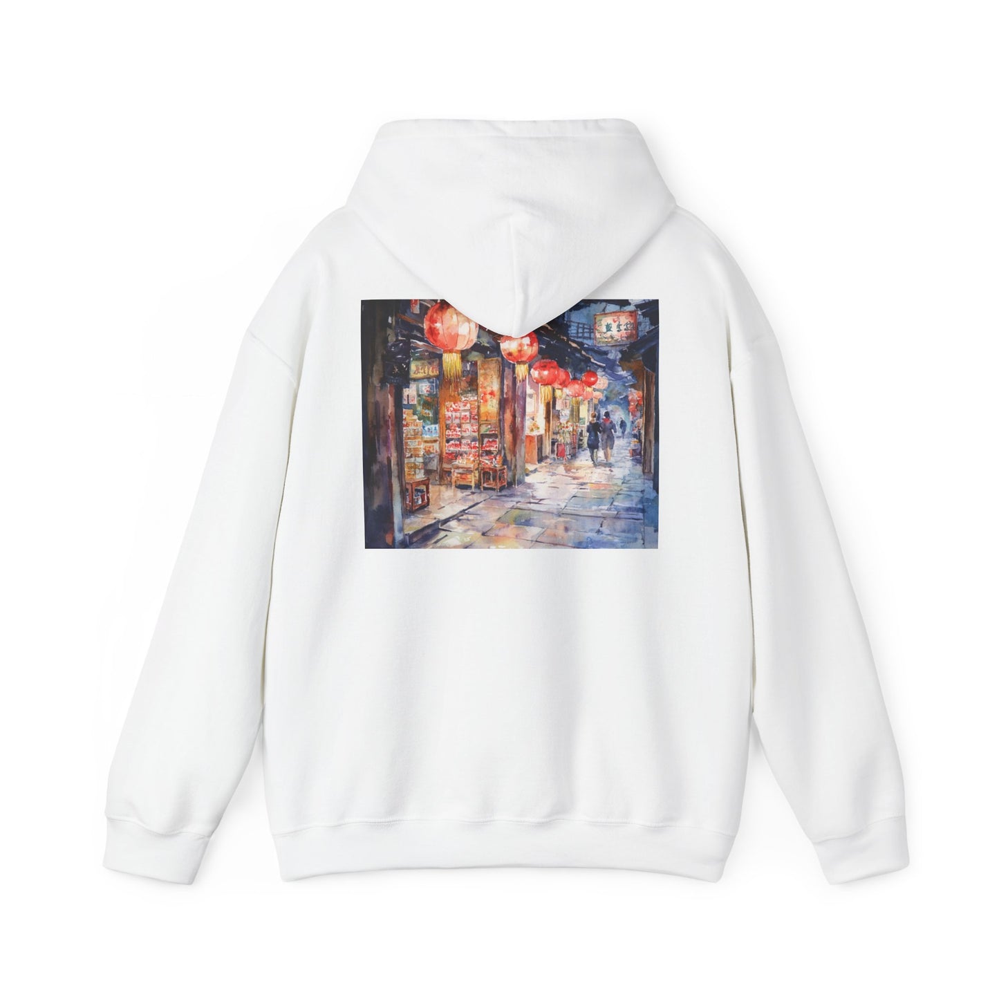 Charming Lanterns Unisex Heavy Blend™ Hooded Sweatshirt - Cozy Street Vibe Wear