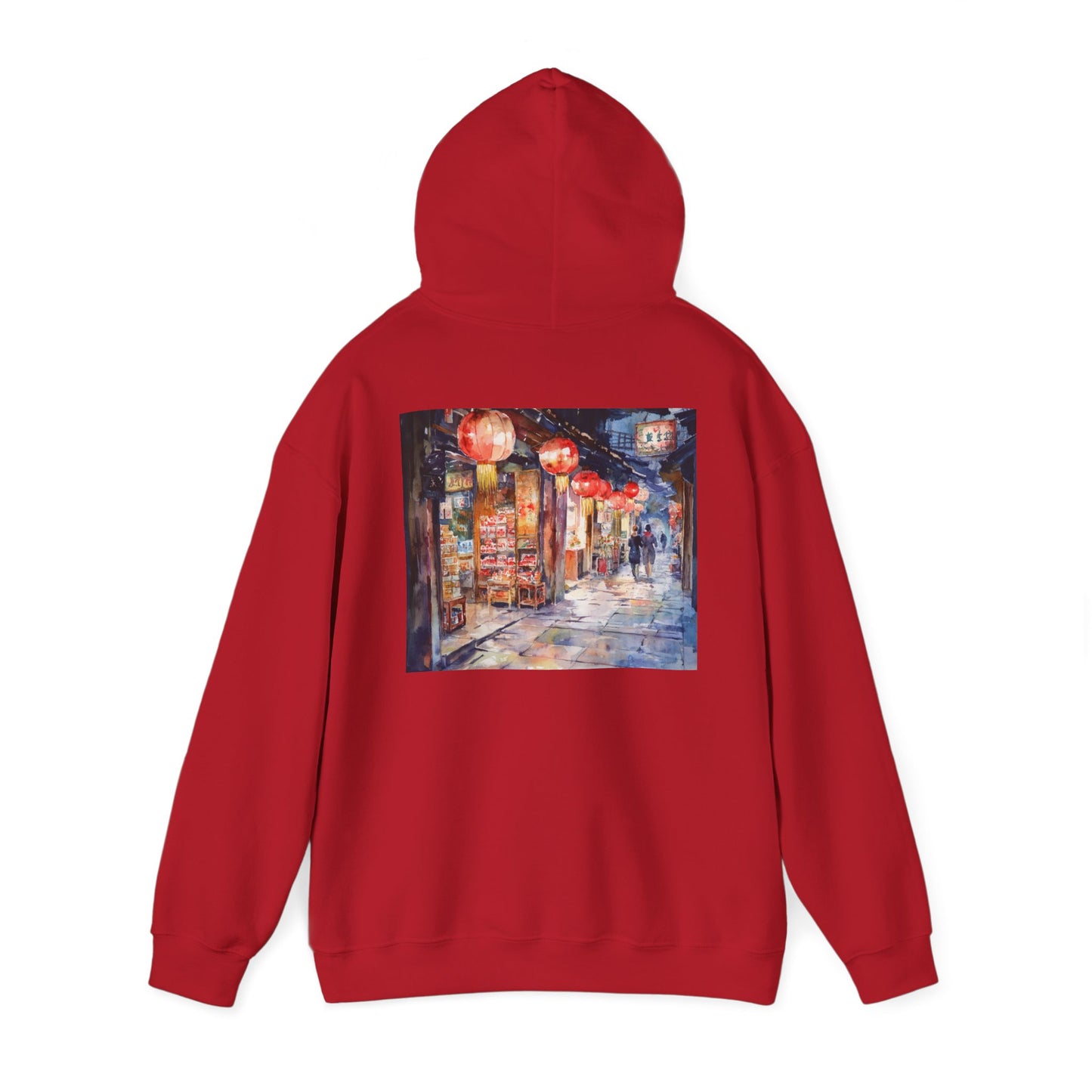 Charming Lanterns Unisex Heavy Blend™ Hooded Sweatshirt - Cozy Street Vibe Wear