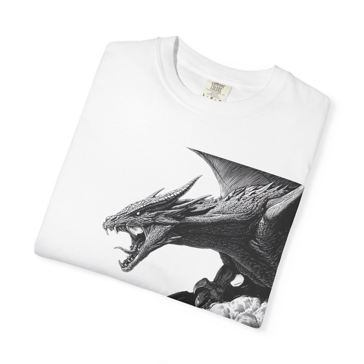 Dragon Race Unisex T-shirt, Fantasy Tee, Graphical Art Shirt, Gift for Gamers, Unique Graphic Tee, Cool Streetwear