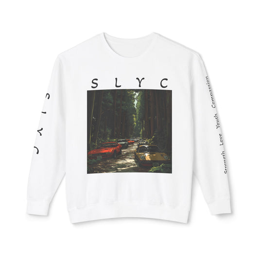 Nature-Inspired Unisex Crewneck Sweatshirt, Cozy Autumn Wear, Gift for Adventurers, Eco-Friendly Fashion, Hiking Clothes, Casual Sweatshirt
