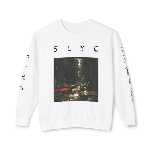 Nature-Inspired Unisex Crewneck Sweatshirt, Cozy Autumn Wear, Gift for Adventurers, Eco-Friendly Fashion, Hiking Clothes, Casual Sweatshirt