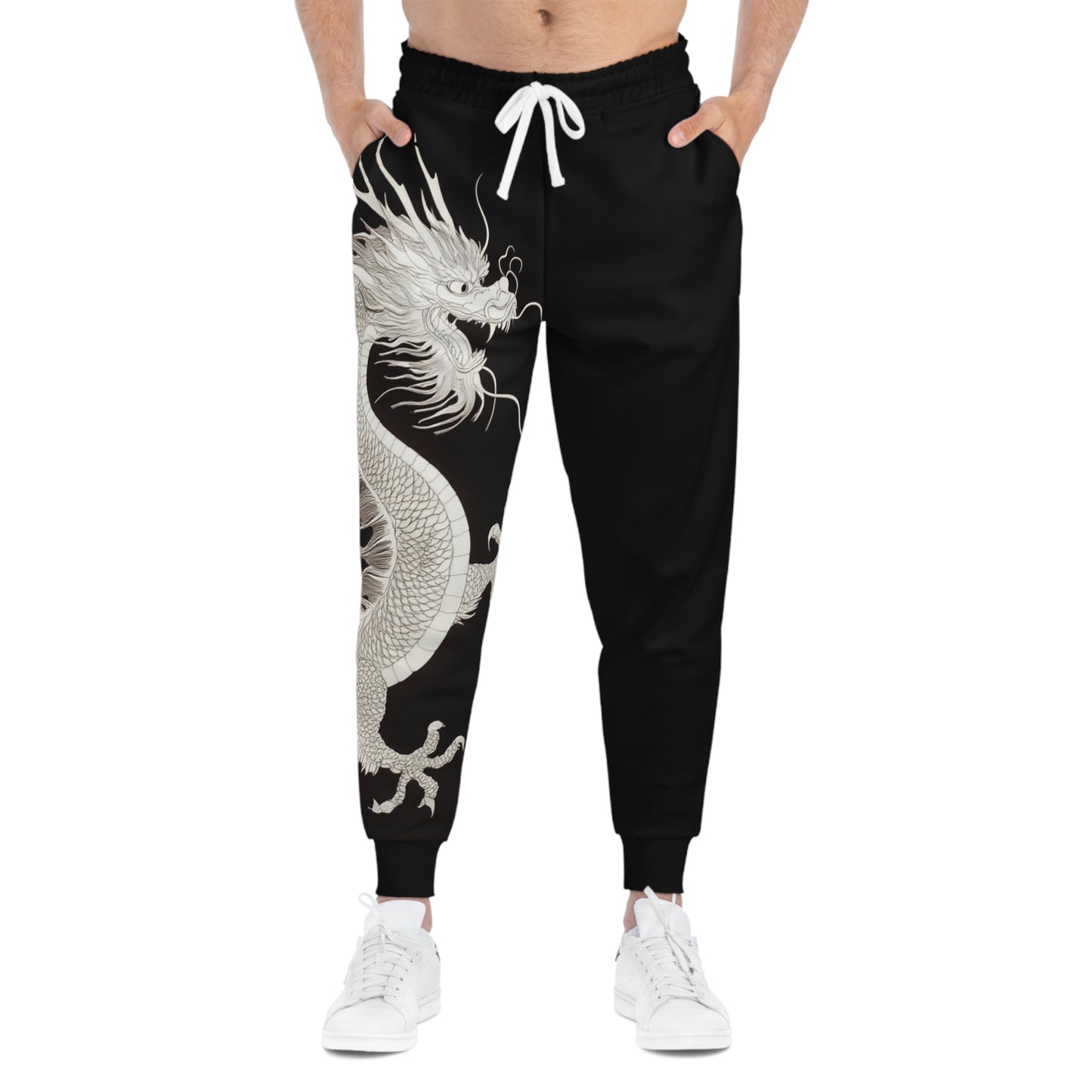Dragon Print Athletic Joggers - Stylish and Comfortable Sportswear for Active Lifestyles