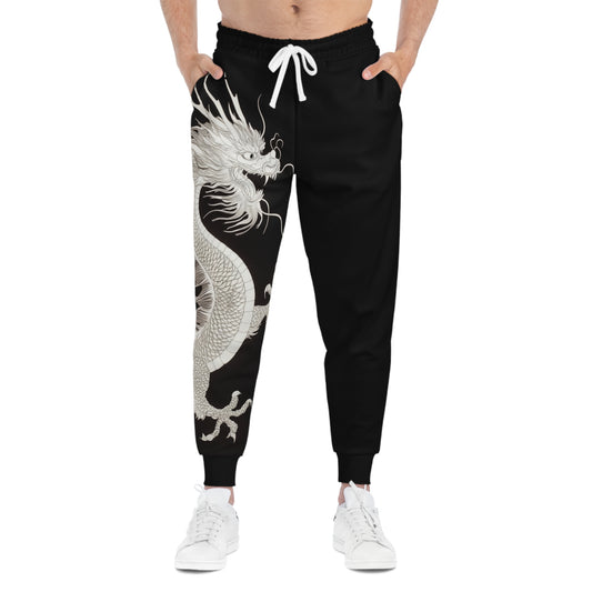 Dragon Print Athletic Joggers - Stylish and Comfortable Sportswear for Active Lifestyles