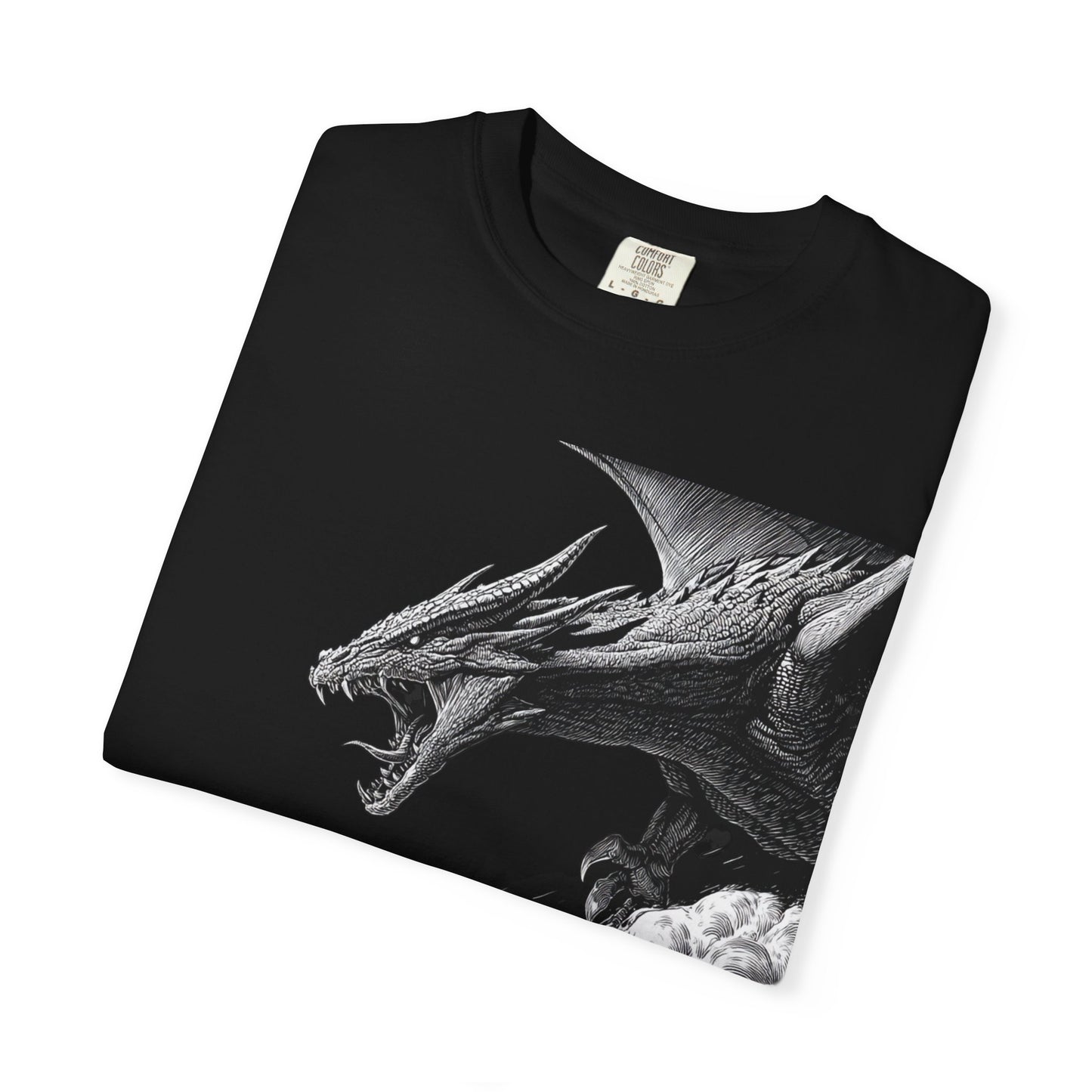 Dragon Race Unisex T-shirt, Fantasy Tee, Graphical Art Shirt, Gift for Gamers, Unique Graphic Tee, Cool Streetwear